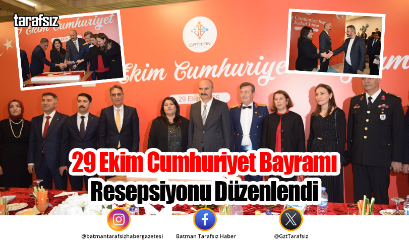 29 Ekim Cumhuriyet Bayramı Resepsiyonu Düzenlendi