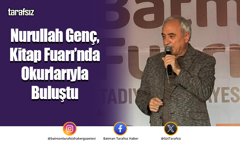 Nurullah Genç, Kitap Fuarı’nda Okurlarıyla Buluştu