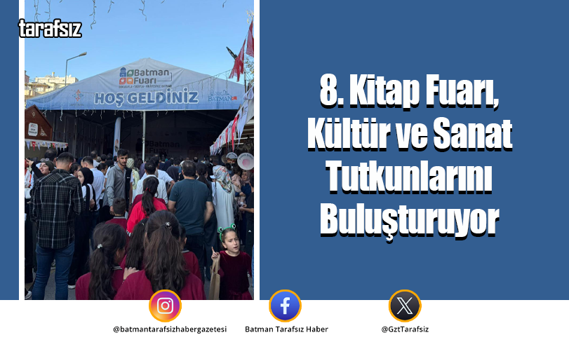 8. Kitap Fuarı, Kültür ve Sanat Tutkunlarını Buluşturuyor
