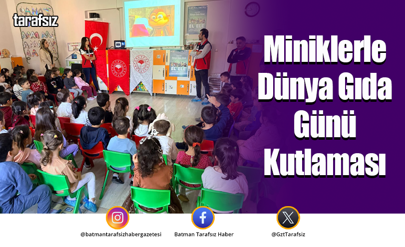 Miniklerle Dünya Gıda Günü Kutlaması