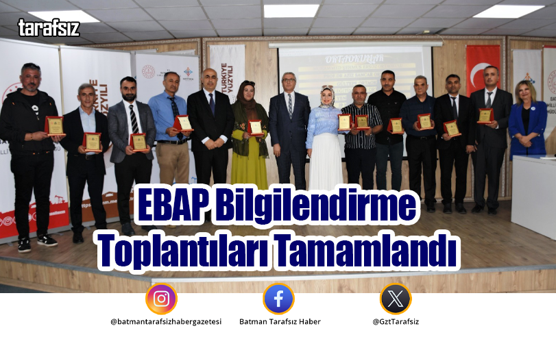 EBAP Bilgilendirme Toplantıları Tamamlandı