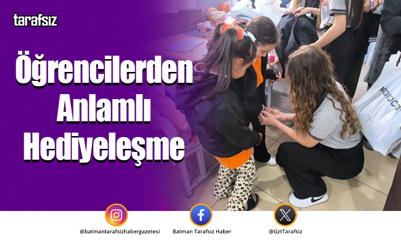 Öğrencilerden Anlamlı Hediyeleşme