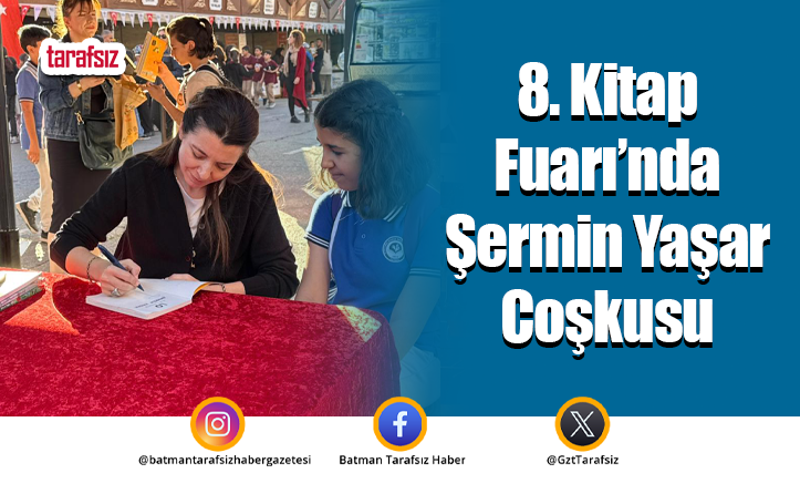 8. Kitap Fuarı’nda Şermin Yaşar Coşkusu