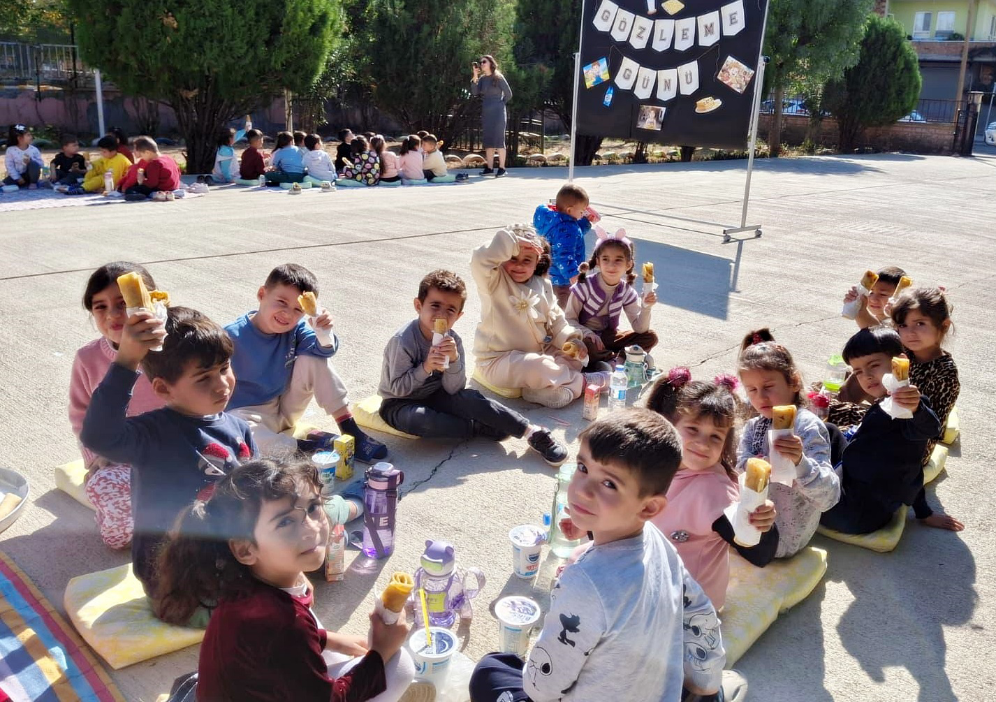 Mehmet Akif Ersoy Anaokulunda Renkli Gözleme Etkinliği