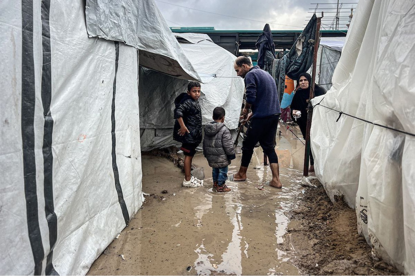 UNICEF Gazze’deki Çocuklar İçin Kış Uyarısı Yaptı