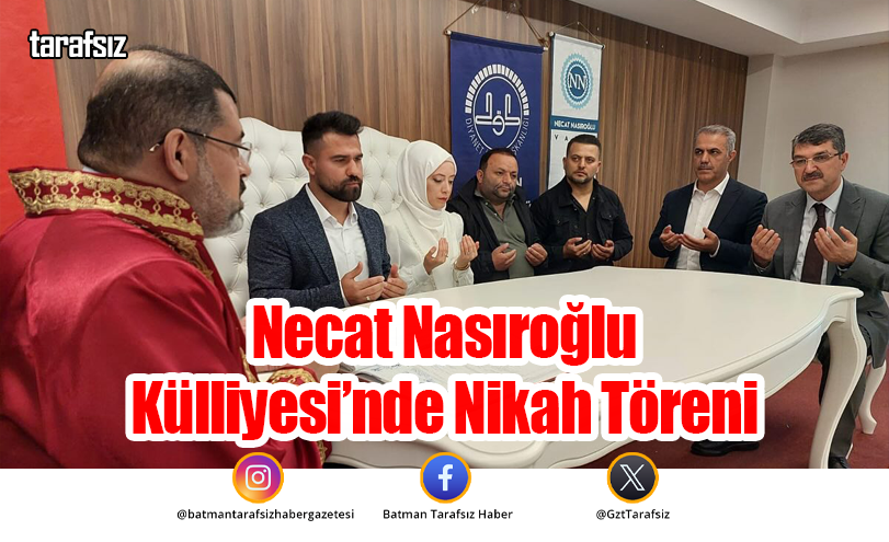 Necat Nasıroğlu Külliyesi’nde Nikah Töreni