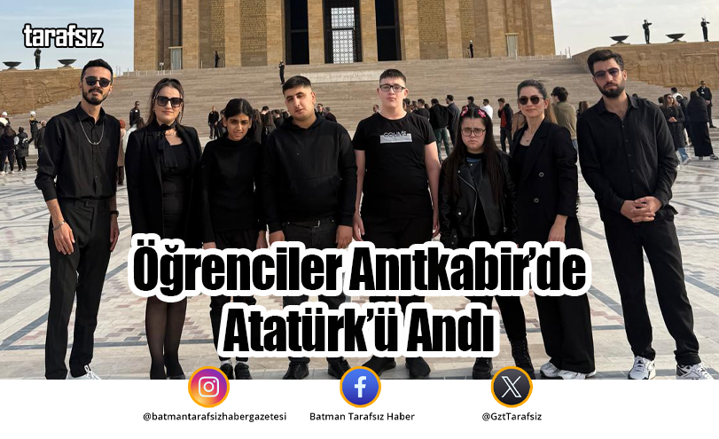 Öğrenciler Anıtkabir’de Atatürk’ü Andı