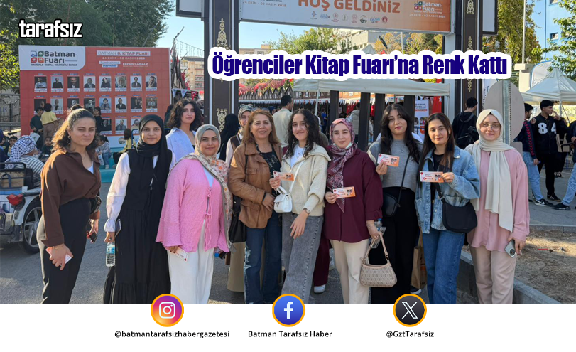 Öğrenciler Kitap Fuarı’na Renk Kattı