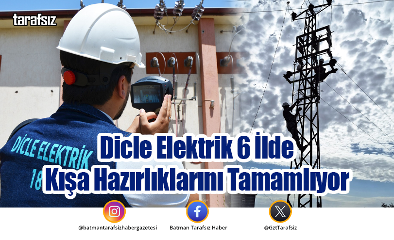 Dicle Elektrik 6 İlde Kışa Hazırlıklarını Tamamlıyor