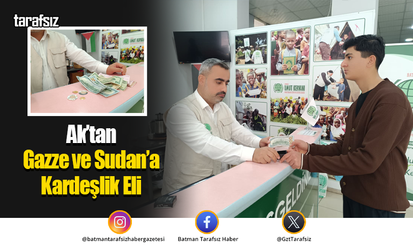 Ak’tan Gazze ve Sudan’a Kardeşlik Eli