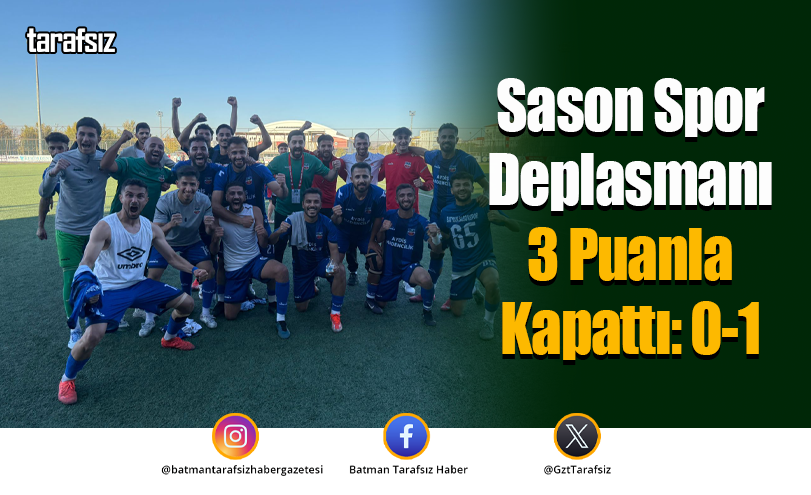 Sason Spor Deplasmanı 3 Puanla Kapattı: 0-1