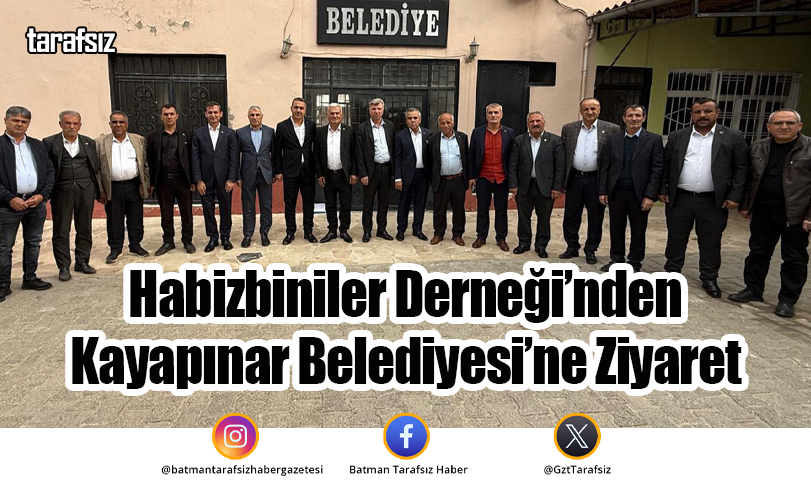 Habizbiniler Derneği’nden Kayapınar Belediyesi’ne Ziyaret