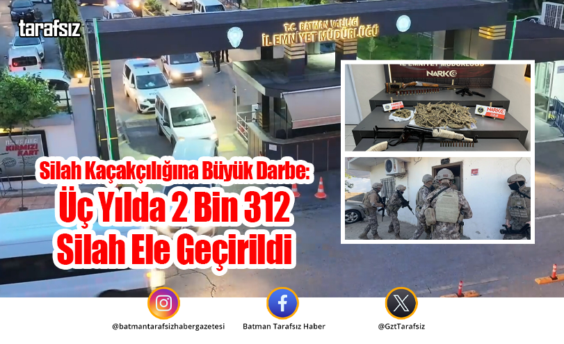 Silah Kaçakçılığına Büyük Darbe: Üç Yılda 2 Bin 312 Silah Ele Geçirildi