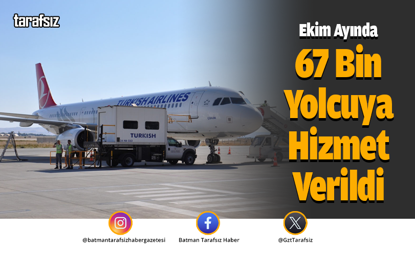 Ekim Ayında 67 Bin Yolcuya Hizmet Verildi
