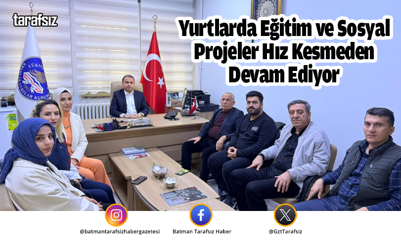 Yurtlarda Eğitim ve Sosyal Projeler Hız Kesmeden Devam Ediyor