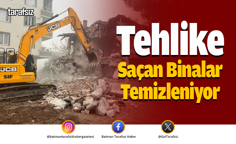 Tehlike Saçan Binalar Temizleniyor