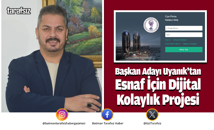 Başkan Adayı Uyanık’tan Esnaf İçin Dijital Kolaylık Projesi
