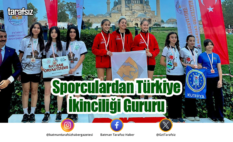 Sporculardan Türkiye İkinciliği Gururu