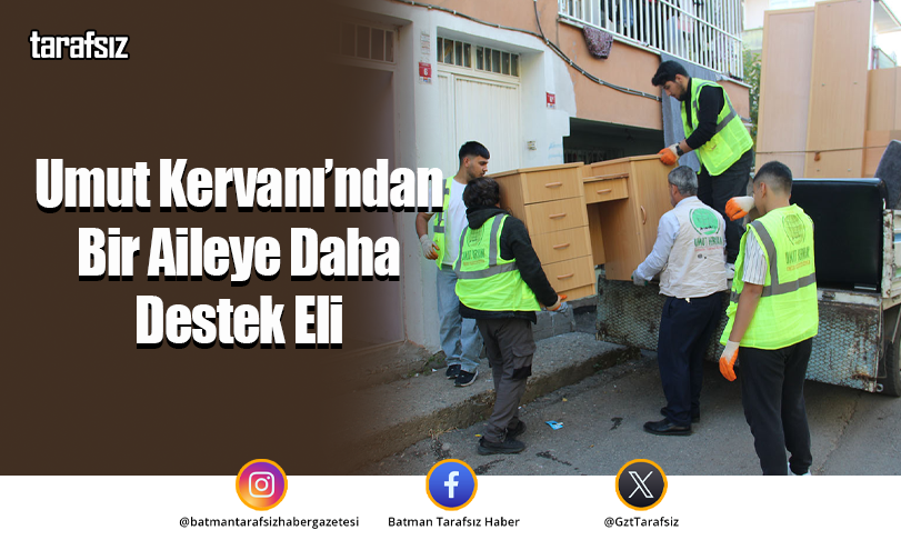 Umut Kervanı’ndan Bir Aileye Daha Destek Eli