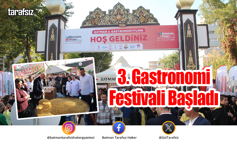 3. Gastronomi Festivali Başladı