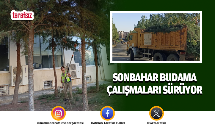 Sonbahar Budama Çalışmaları Sürüyor