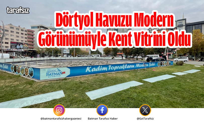 Dörtyol Havuzu Modern Görünümüyle Kent Vitrini Oldu