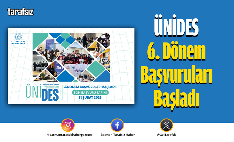 ÜNİDES 6. Dönem Başvuruları Başladı
