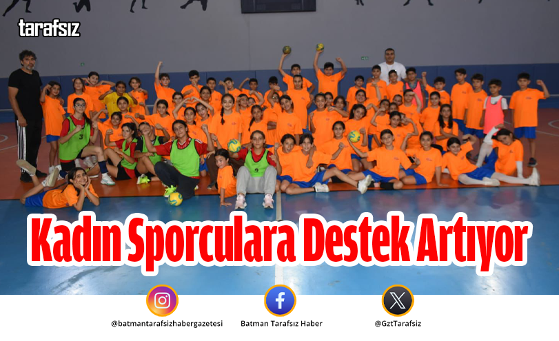 Kadın Sporculara Destek Artıyor