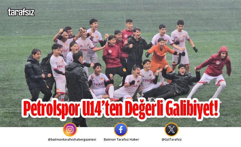 Petrolspor U14’ten Değerli Galibiyet: 3-2