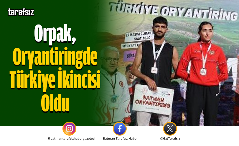 Orpak, Oryantiringde Türkiye İkincisi Oldu