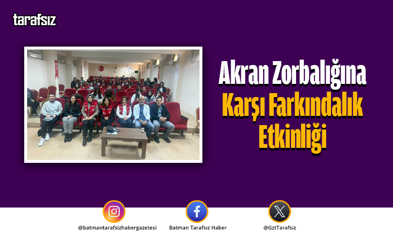 Akran Zorbalığına Karşı Farkındalık Etkinliği