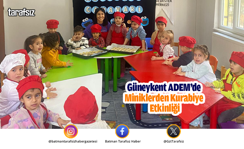 Güneykent ADEM’de Miniklerden Kurabiye Etkinliği