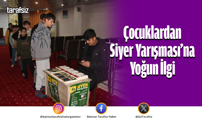 Çocuklardan Siyer Yarışması’na Yoğun İlgi