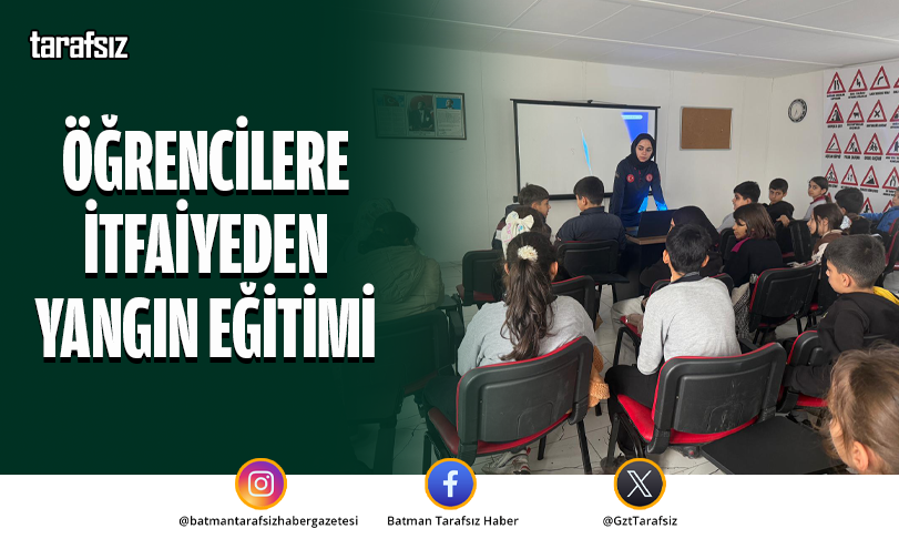 Öğrencilere İtfaiyeden Yangın Eğitimi
