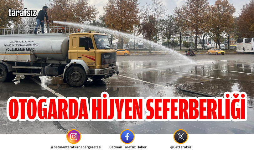 Otogarda Hijyen Seferberliği