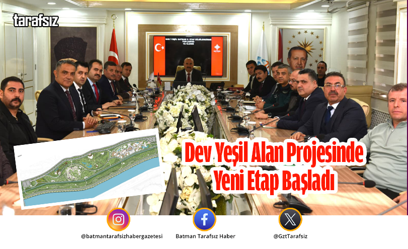 Dev Yeşil Alan Projesinde Yeni Etap Başladı