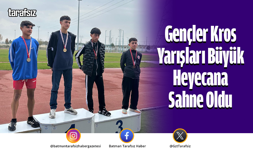 Gençler Kros Yarışları Büyük Heyecana Sahne Oldu