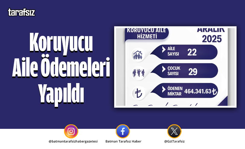 Koruyucu Aile Ödemeleri Yapıldı