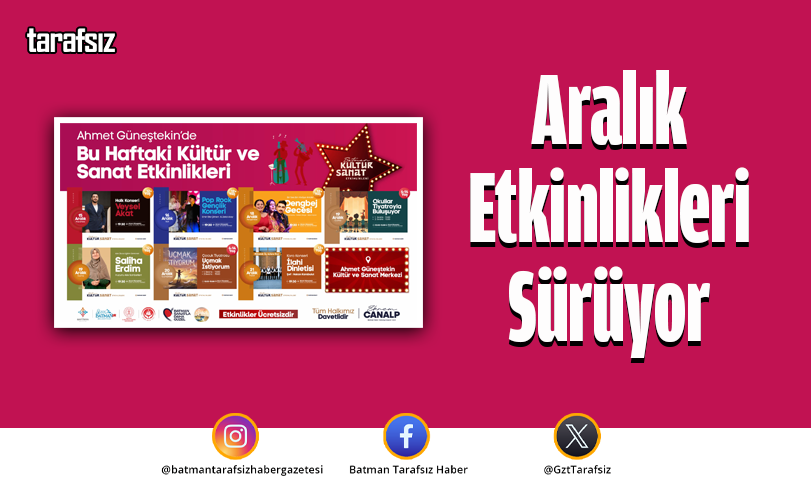 Aralık Etkinlikleri Sürüyor