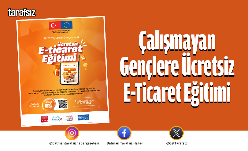 Çalışmayan Gençlere Ücretsiz E-Ticaret Eğitimi