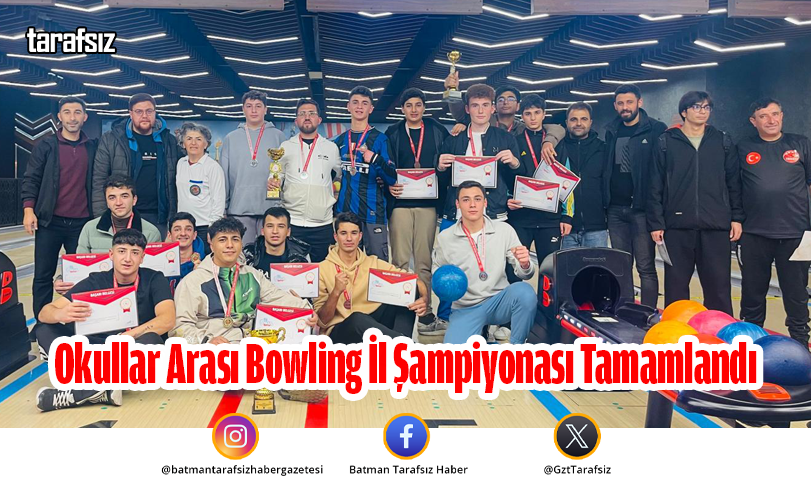 Okullar Arası Bowling İl Şampiyonası Tamamlandı