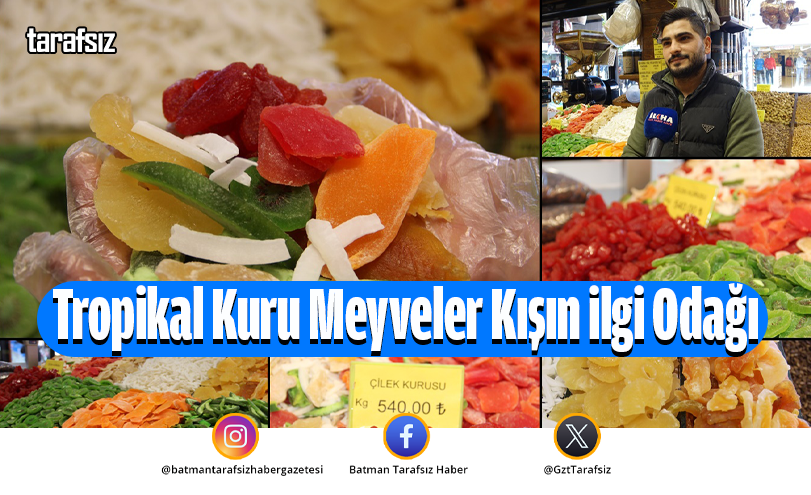 Tropikal Kuru Meyveler Kışın İlgi Odağı