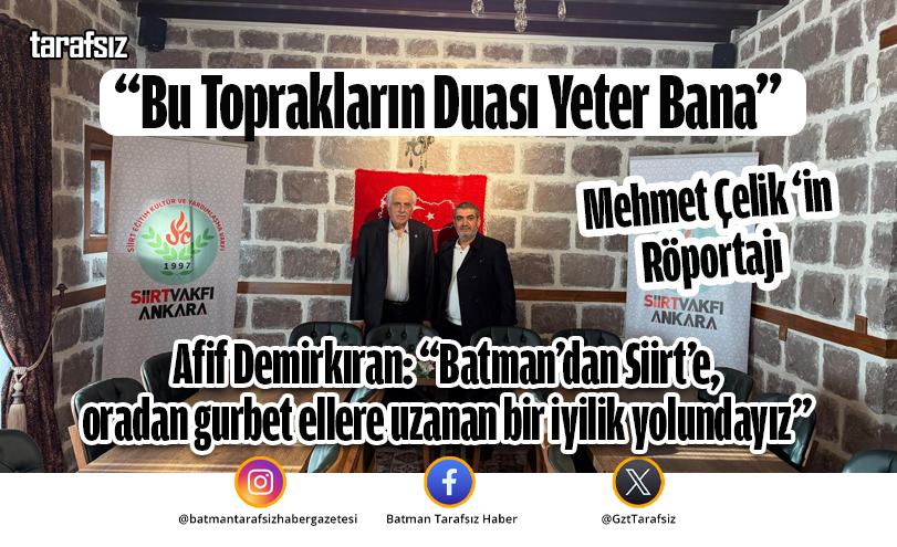 “Bu Toprakların Duası Yeter Bana”