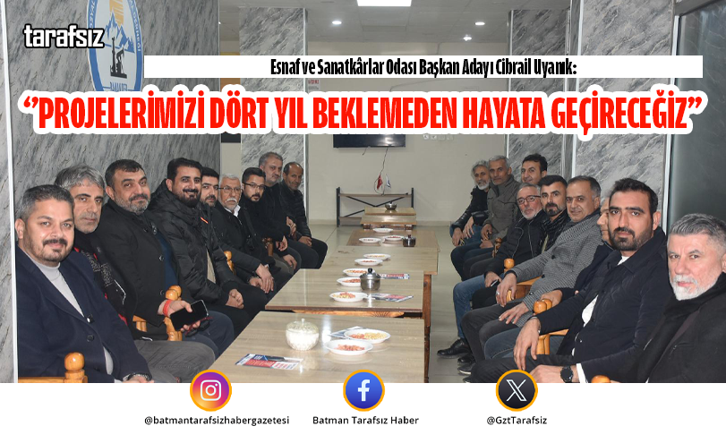 ‘’PROJELERİMİZİ DÖRT YIL BEKLEMEDEN HAYATA GEÇİRECEĞİZ’’