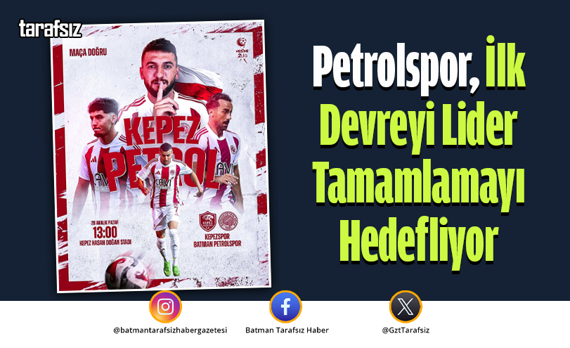 Petrolspor, İlk Devreyi Lider Tamamlamayı Hedefliyor