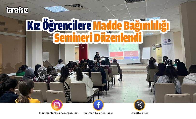Kız Öğrencilere Madde Bağımlılığı Semineri Düzenlendi
