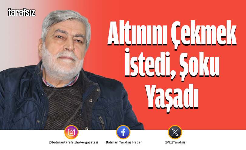 Altınını Çekmek İstedi, Şoku Yaşadı