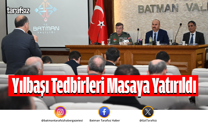 Yılbaşı Tedbirleri Masaya Yatırıldı