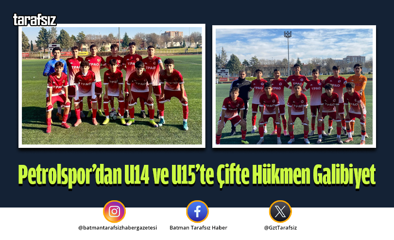 Petrolspor’dan U14 ve U15’te Çifte Hükmen Galibiyet