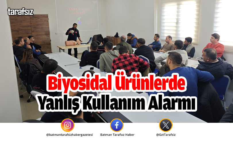 Biyosidal Ürünlerde Yanlış Kullanım Alarmı